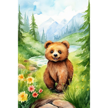 Bear Cub Canvas